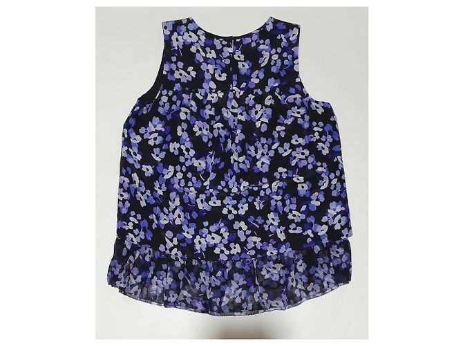 Top de seda Kate Spade con estampado de hortensias Multicolor - vista 3