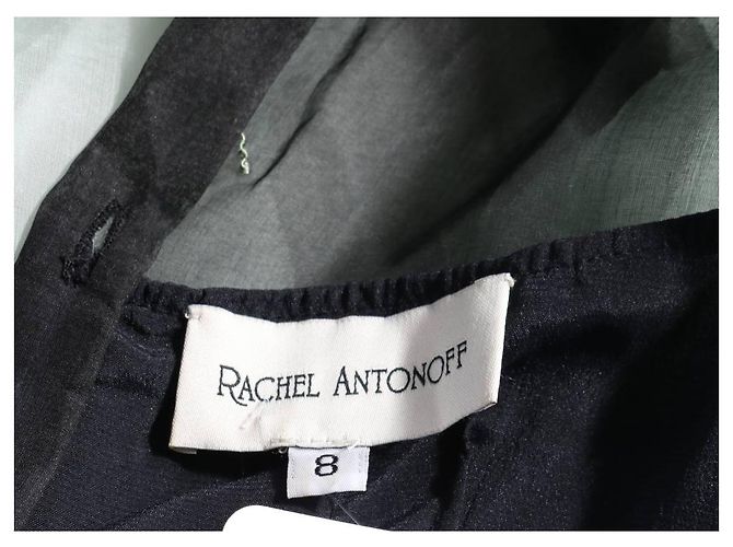 Autre Marque Rachel Antonoff Kleid aus Seide und Polyester schwarz weiß Mehrfarben - Ansicht 3