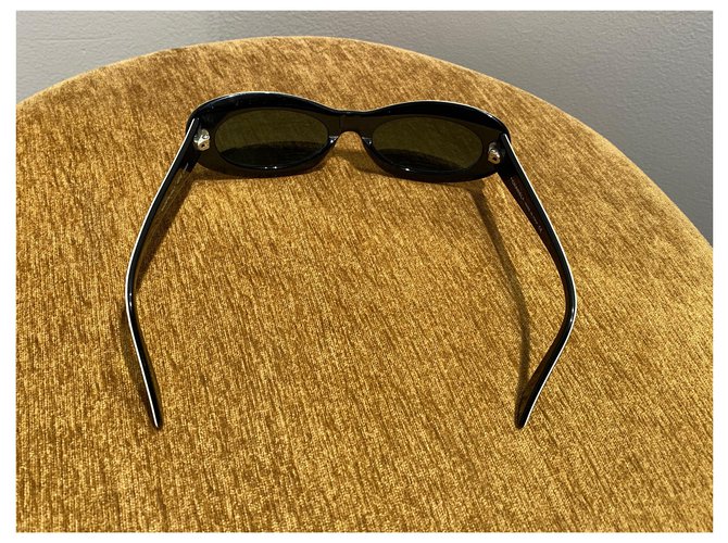Chanel Sonnenbrille Schwarz Weiß - Ansicht 4