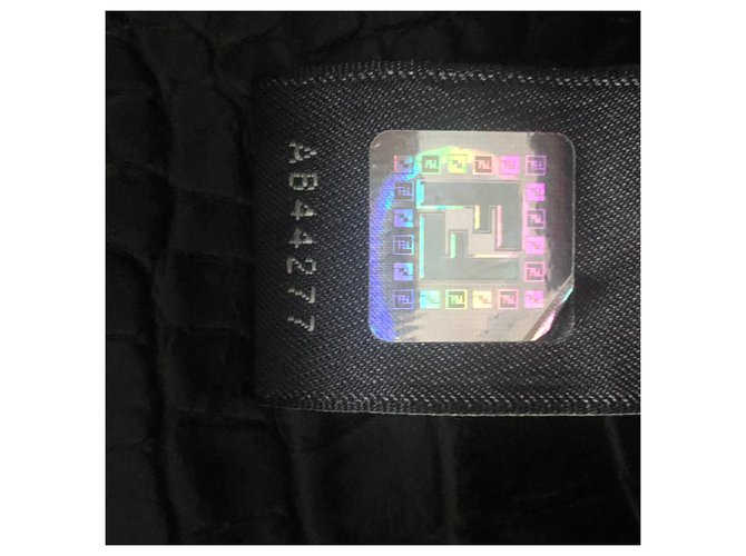 Fendi Baguette vintage Nero - vista 4