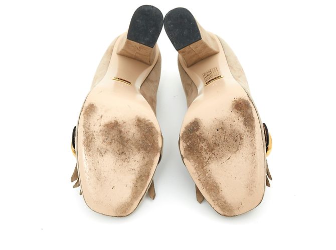 Gucci MARMONT gefüttert G SUEDE BEIGE EU40 - Ansicht 5