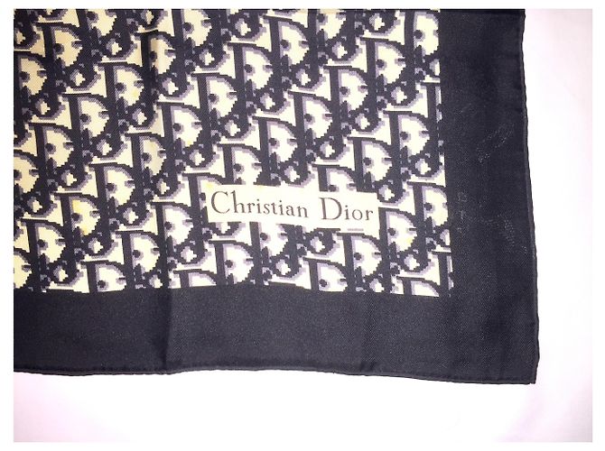 Sciarpa CHRISTIAN DIOR con logo obliquo - vista 2