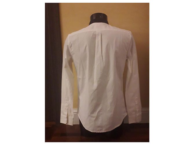 Camicia Balenciaga Bianca in Cotone Bianco - vista 3