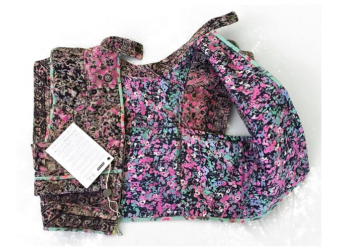 Isabel Marant Top Bolero de Algodón y Lino Multicolor - vista 3