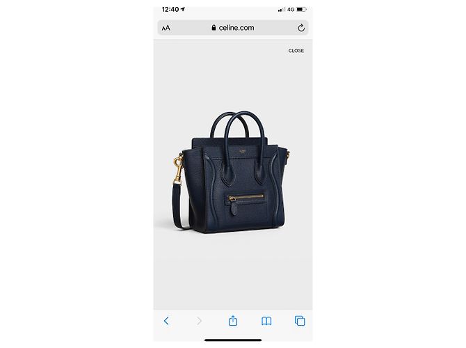 Luggage Céline Nano Equipaje - vista 7