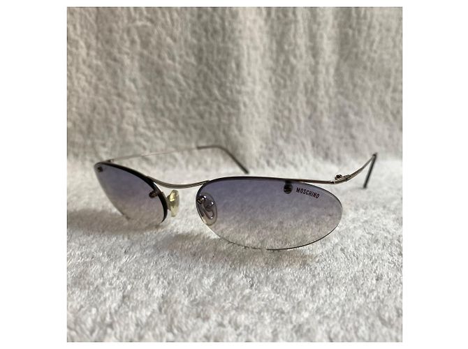 Occhiali da sole vintage Moschino slim Porpora - vista 5