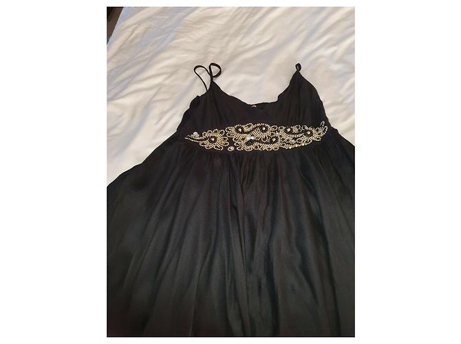 Manoush Vestido negro con cuentas - vista 4