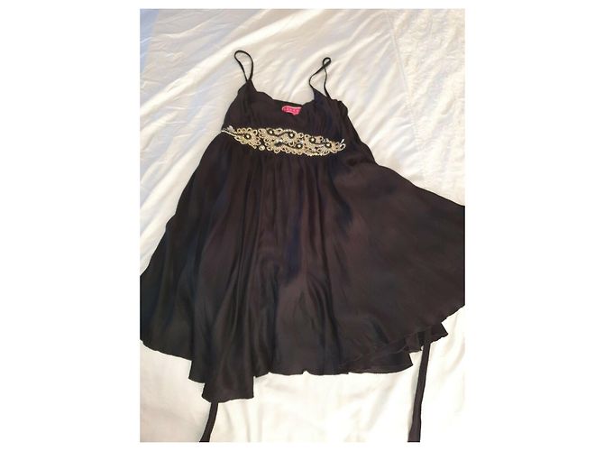 Manoush Vestido negro con cuentas - vista 7