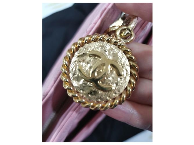 Medaillon Borsa a spalla Chanel Medaglione rosa - vista 6