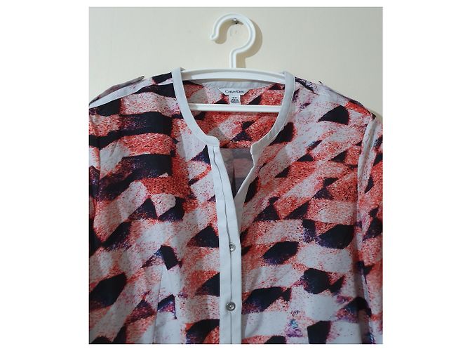 Camicia Calvin Klein Multicolore in Poliestere - vista 2