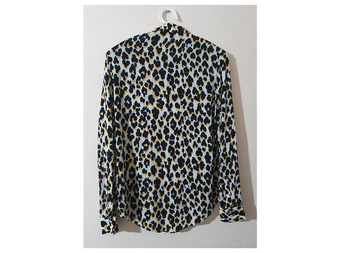 Camisa Samsoe & Samsoe Estampa de Leopardo Viscose Multicor - vista 2