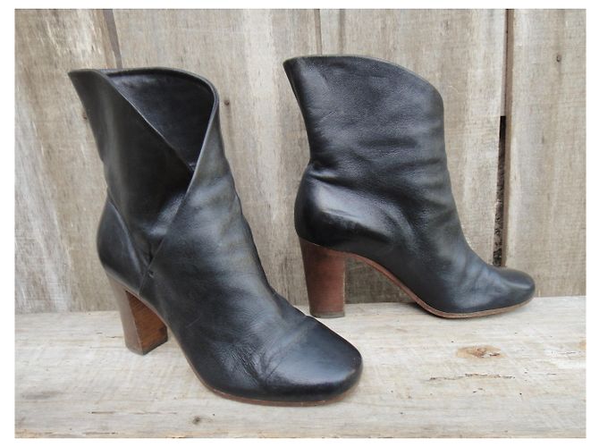 Botines Céline de piel de cordero negros 36 - vista 5