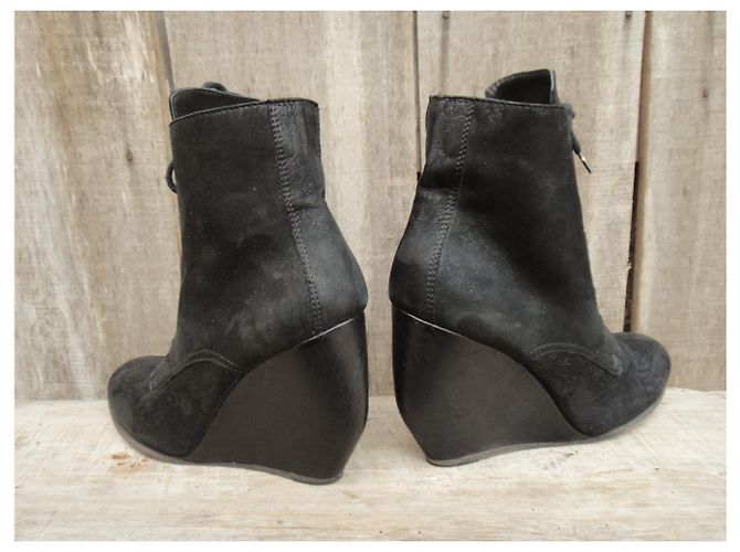 botines de cuña Joseph p 40 Negro - vista 5