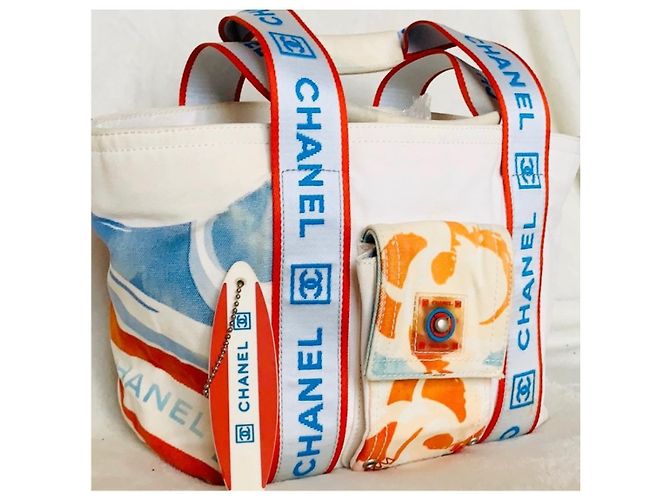 Mademoiselle Borsa sportiva CHANEL Surf Blu Fuschia - vista 3