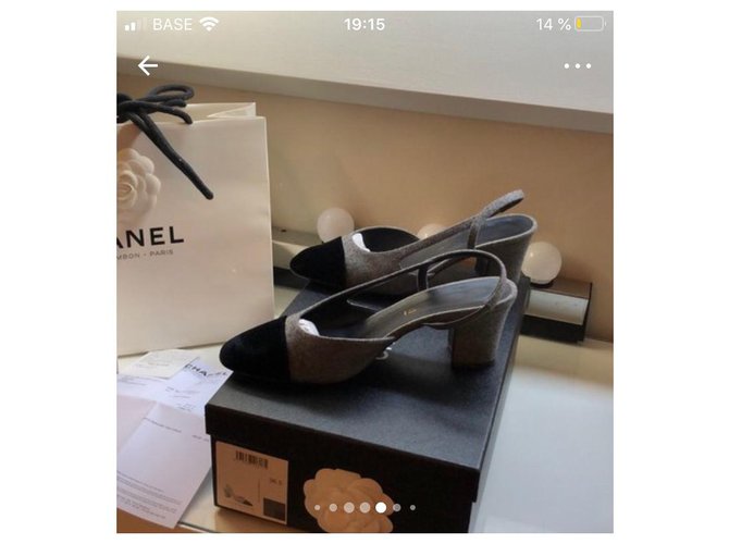 Cambon Chanel Sling Grau - Ansicht 6