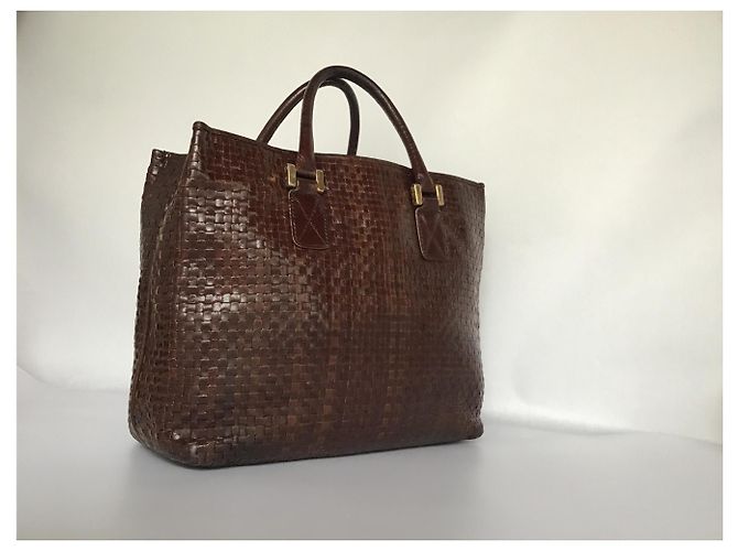 Bolso Fendi de cuero tejido - vista 3