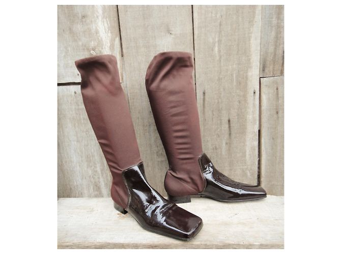 Dolce & Gabbana Botas Dolce & Gtabbana p 39 Marrón oscuro - vista 3
