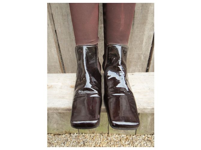 Dolce & Gabbana Botas Dolce & Gtabbana p 39 Marrón oscuro - vista 4