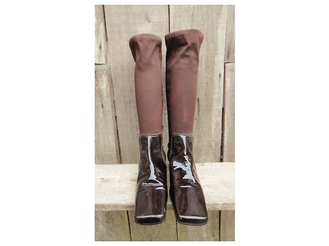 Dolce & Gabbana Botas Dolce & Gtabbana p 39 Marrón oscuro - vista 5
