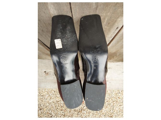 Dolce & Gabbana Botas Dolce & Gtabbana p 39 Marrón oscuro - vista 7