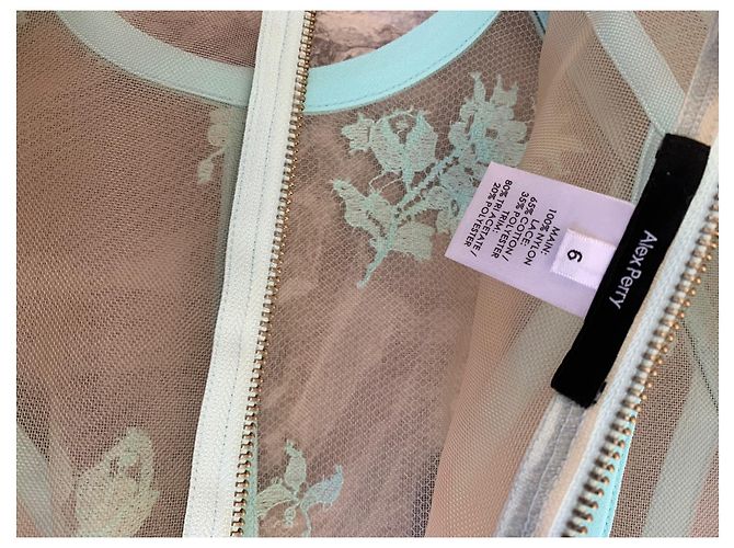 Autre Marque Abito Alex Perry in pizzo floreale e rete Multicolore - vista 9