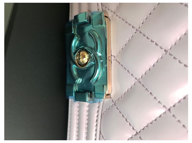 Borsa Chanel Boy viola chiaro , dimensione media , condizione perfetta , neuf Porpora - vista 7