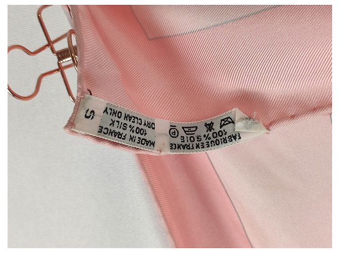 Hermès Plaza de toros Rosa Roja Beige Dorado Azul claro - vista 6