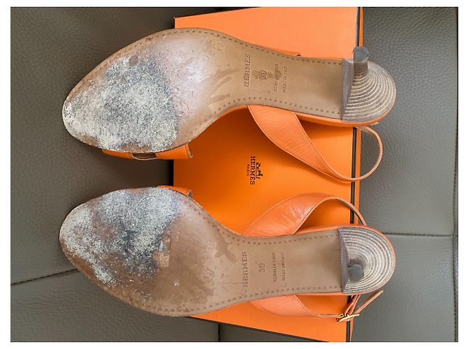 Hermès - Nachtsandalen Orange - Ansicht 5