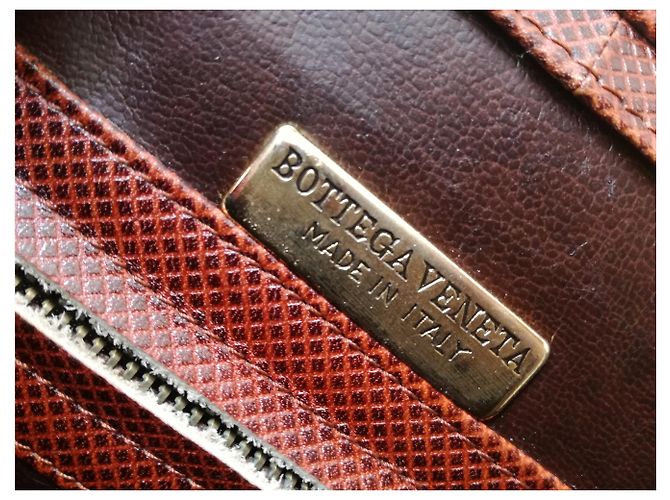 Bottega Veneta Cira Echsenleder Handtasche Cognac - Ansicht 6