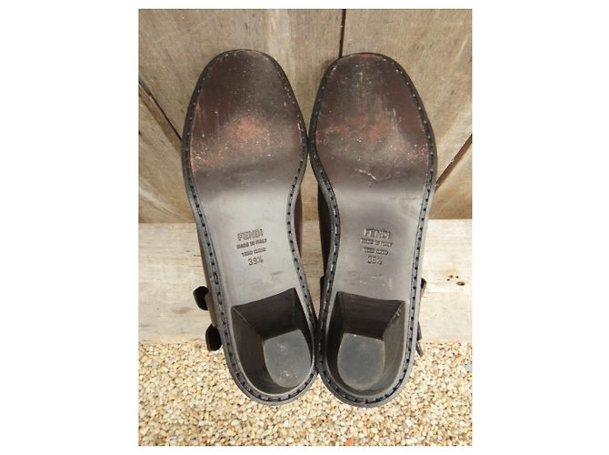 Fendi p Stiefel 39,5 neue Bedingung Dunkelbraun - Ansicht 7