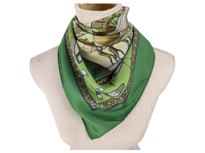 Hermès Vita fluviale, Collettore! Marrone Verde Grigio Bronzo - vista 2