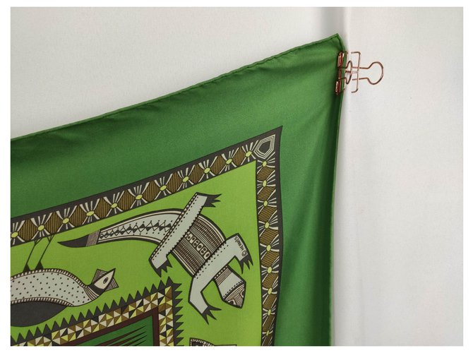 Hermès Vita fluviale, Collettore! Marrone Verde Grigio Bronzo - vista 9
