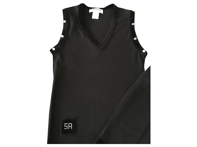 Suéter de algodón negro Sonia Rykiel - vista 2
