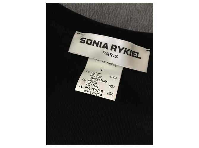Suéter de algodón negro Sonia Rykiel - vista 4