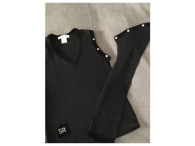 Suéter de algodón negro Sonia Rykiel - vista 5