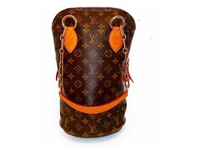 Beverly Louis Vuitton Borsa tote rara LV x Karl Lagerfeld per bambini Marrone - vista 2