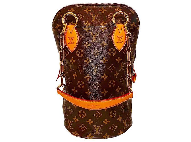 Beverly Louis Vuitton Borsa tote rara LV x Karl Lagerfeld per bambini Marrone - vista 3