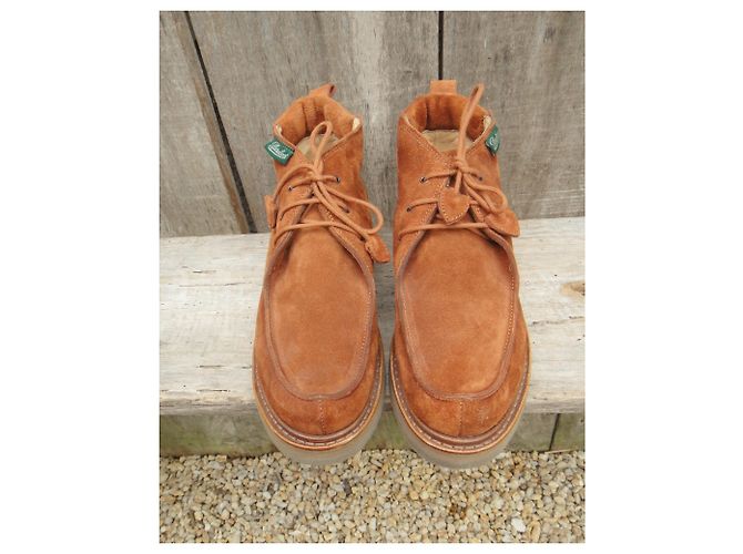 Vintage Stiefel Paraboot p 35,5 neue Bedingung Hellbraun - Ansicht 5
