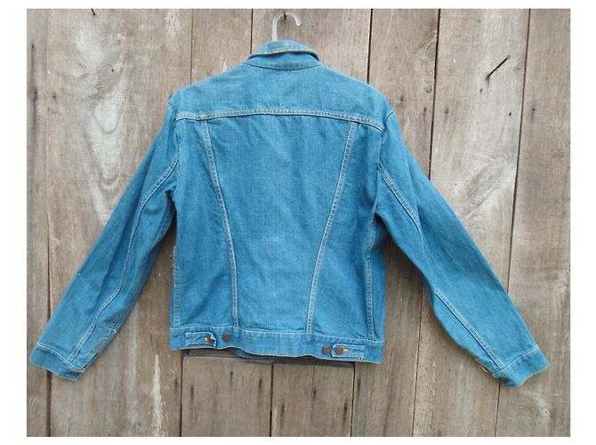 Autre Marque Wrangler Jeansjacke Hellblau Baumwolle XS - Ansicht 4