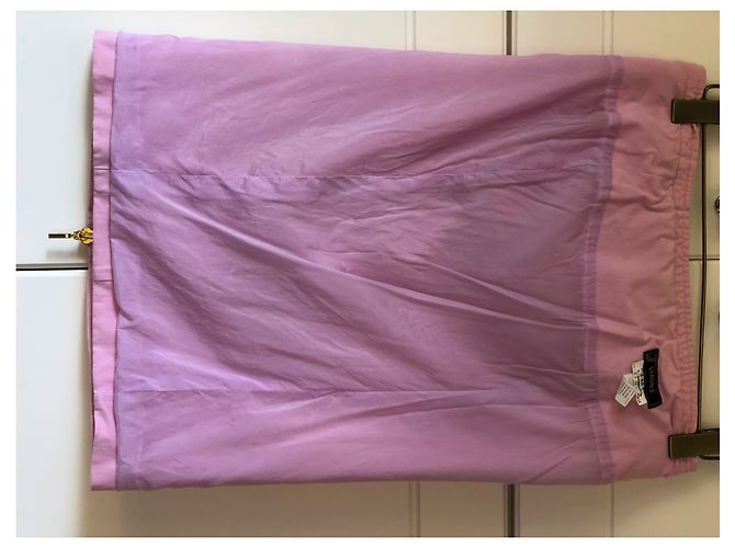 Gonna in cotone rosa Versace - vista 10