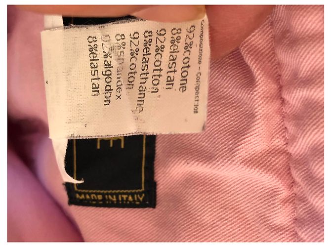Gonna in cotone rosa Versace - vista 8