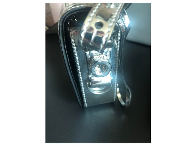 Borsa a tracolla Off White Argentata Metallizzata Argento - vista 5