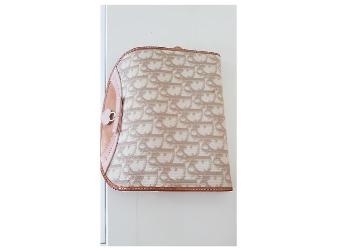 Miss Dior Dior WOC Wallet On Chain in pelle color eggshell Bianco sporco - vista 5