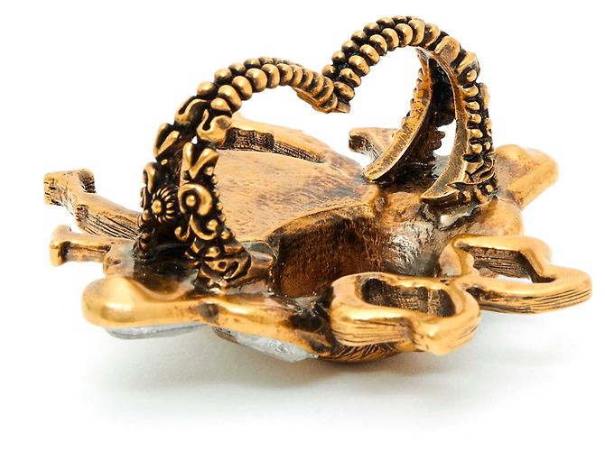 Marmont Gucci BEE RING CRISTALLI E PERLA XXL NOVITÀ - vista 4