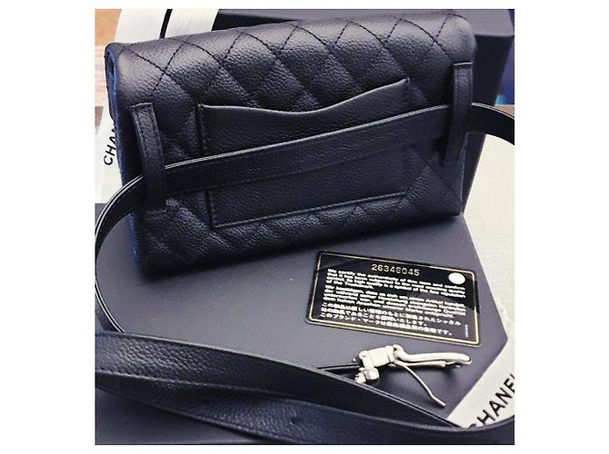 Borsa Chanel per banana chanel / mini bag nuova Nero - vista 13