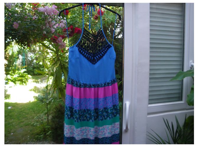 Tommy Hilfiger Sommerkleid Polyester Mehrfarbig Mehrfarben - Ansicht 3
