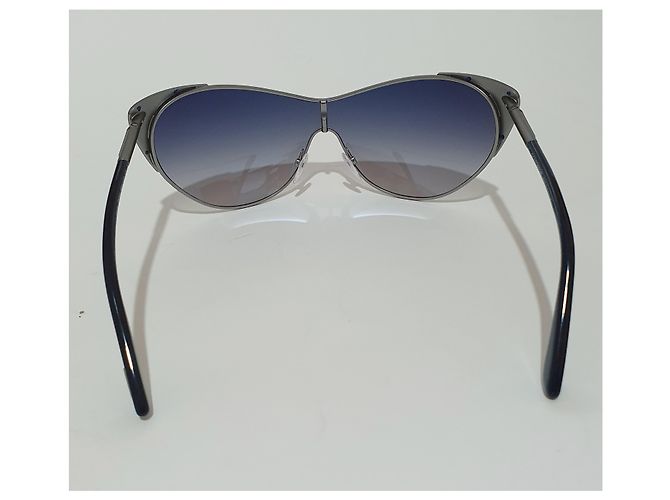 Occhiali da sole Tom Ford Blu e Argento Metallo - vista 3