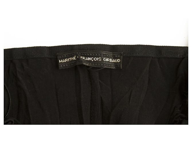 Marithé et François Girbaud Marithe Francois Girbaud Blusa sin mangas de encaje negro Cami Talla grande Fr 38 - vista 4