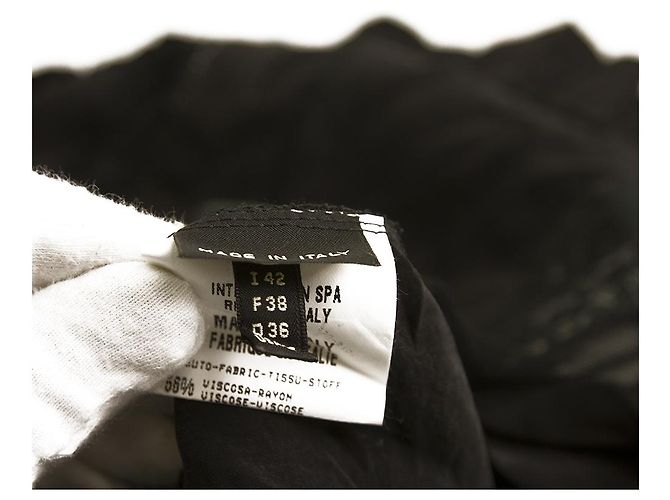 Marithé et François Girbaud Marithe Francois Girbaud Blusa sin mangas de encaje negro Cami Talla grande Fr 38 - vista 6
