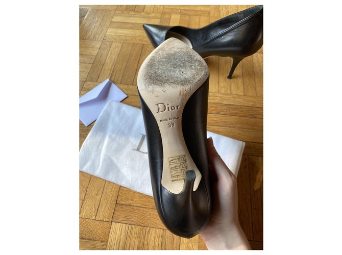Gucci Dior pompa a punta cherie Nero - vista 2